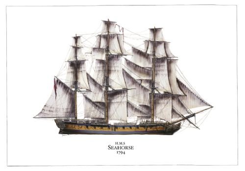 HMS Seahorse 1794 by Tony Fernandes